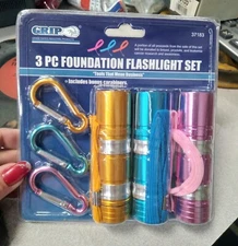 GRIP 3 Piece Emergency Foundation Flashlight Set 37183
