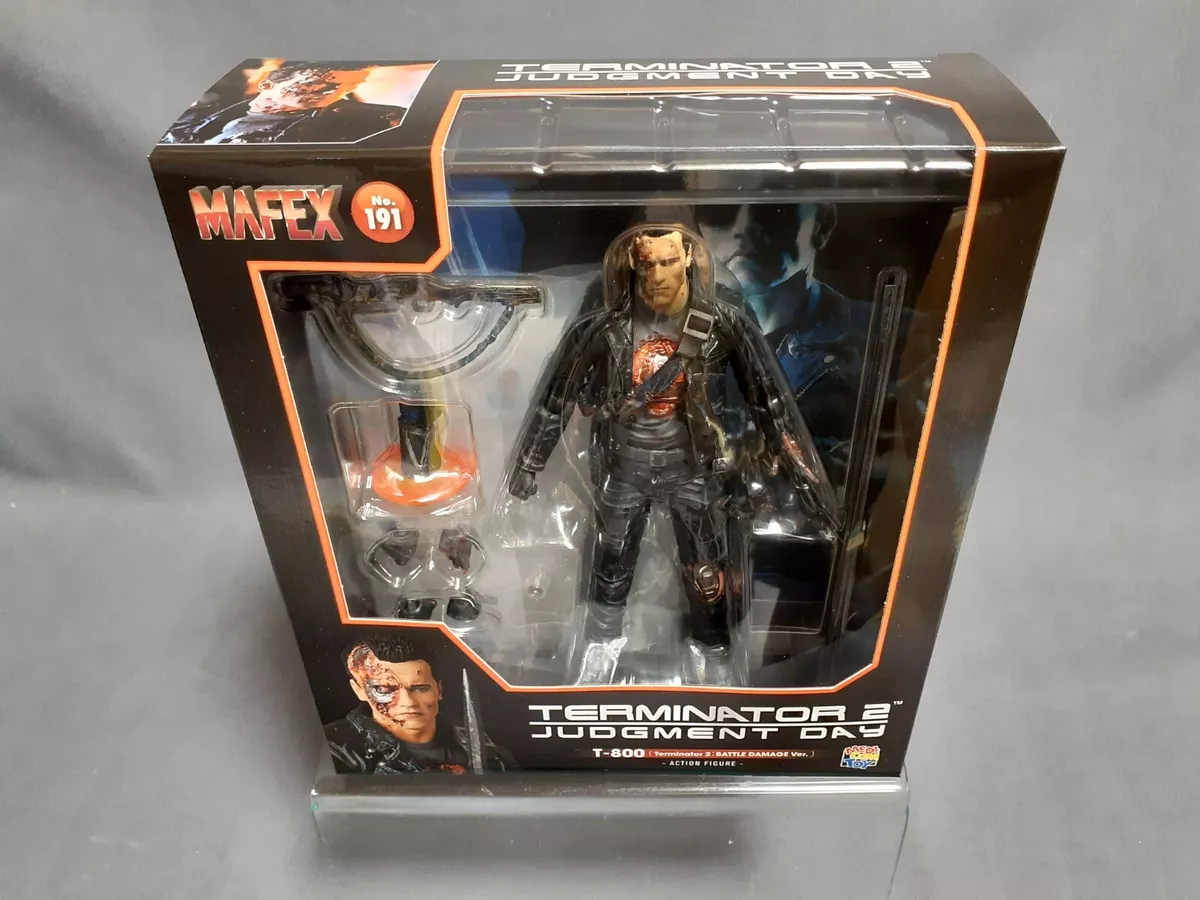 Mafex No.191 MAFEX T-800 (T2: BATTLE DAMAGE Ver.) Medicom Toy NEW~