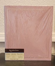 Recollections Pink Photo Album W/Magnetic Pages 10 Sheets NEW Holds 40 Photos