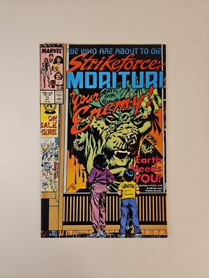 Strikeforce Morituri #11 1987 Marvel Comics 
