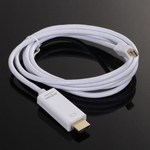 6ft Mini DisplayPort DP Thunderbolt to HDMI Male Converter Adapter Cable 4K*2K - Picture 2 of 3