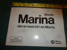 1979 MORIS MARINA SALES BROCHURE / ORIGINAL DEALER CATALOG IN DANISH