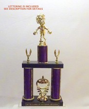 HALLOWEEN ZOMBIE TROPHY HALLOWEEN PARTY PURPLE CR TRUNK OR TREAT
