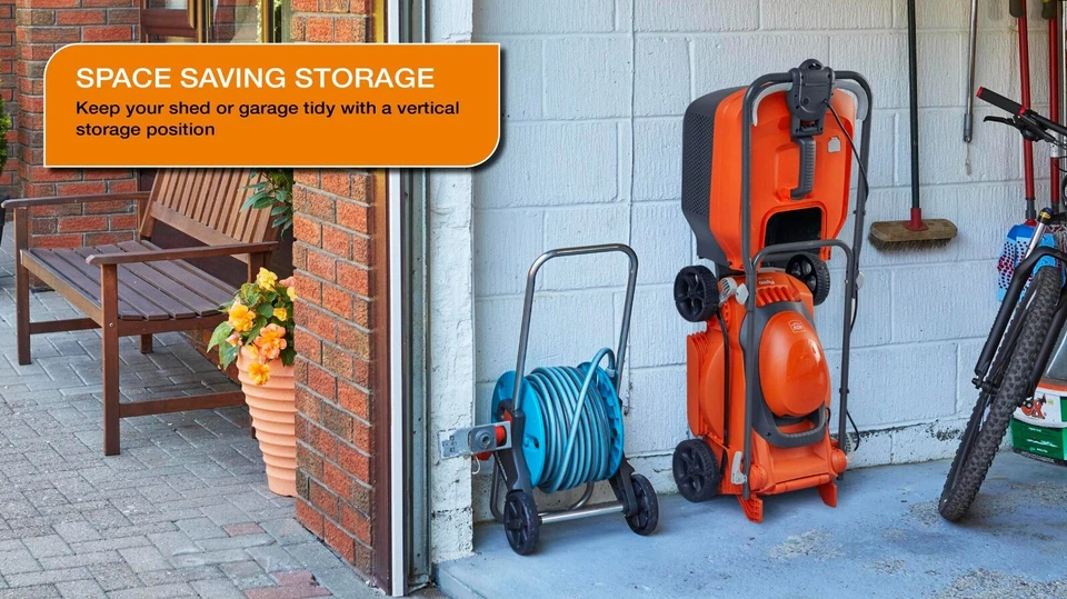 Flymo 40V SimpliStore 340 Li Cordless Lawnmower - Brand New - Image 3 of 4