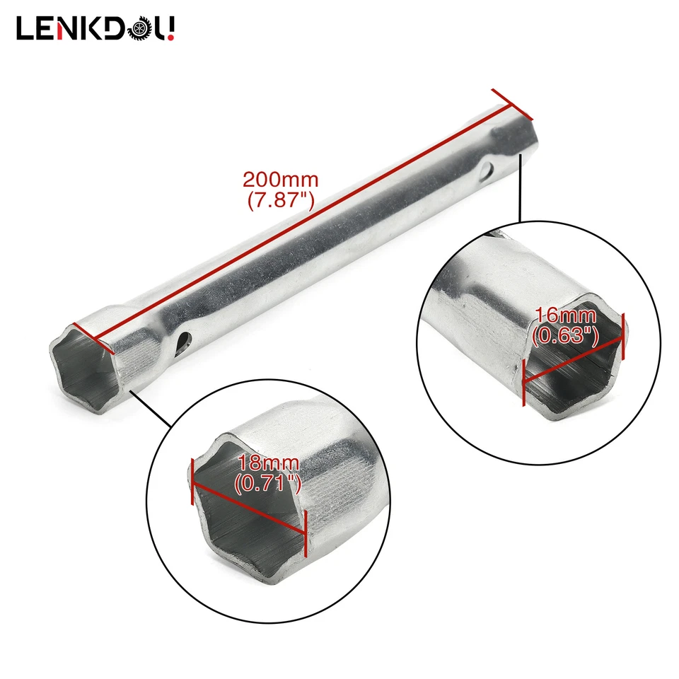 Herramienta de llave de bujía para Honda Shadow 750 Phantom RS Spirit Tourer Aero VT750 Foto 4 de 4