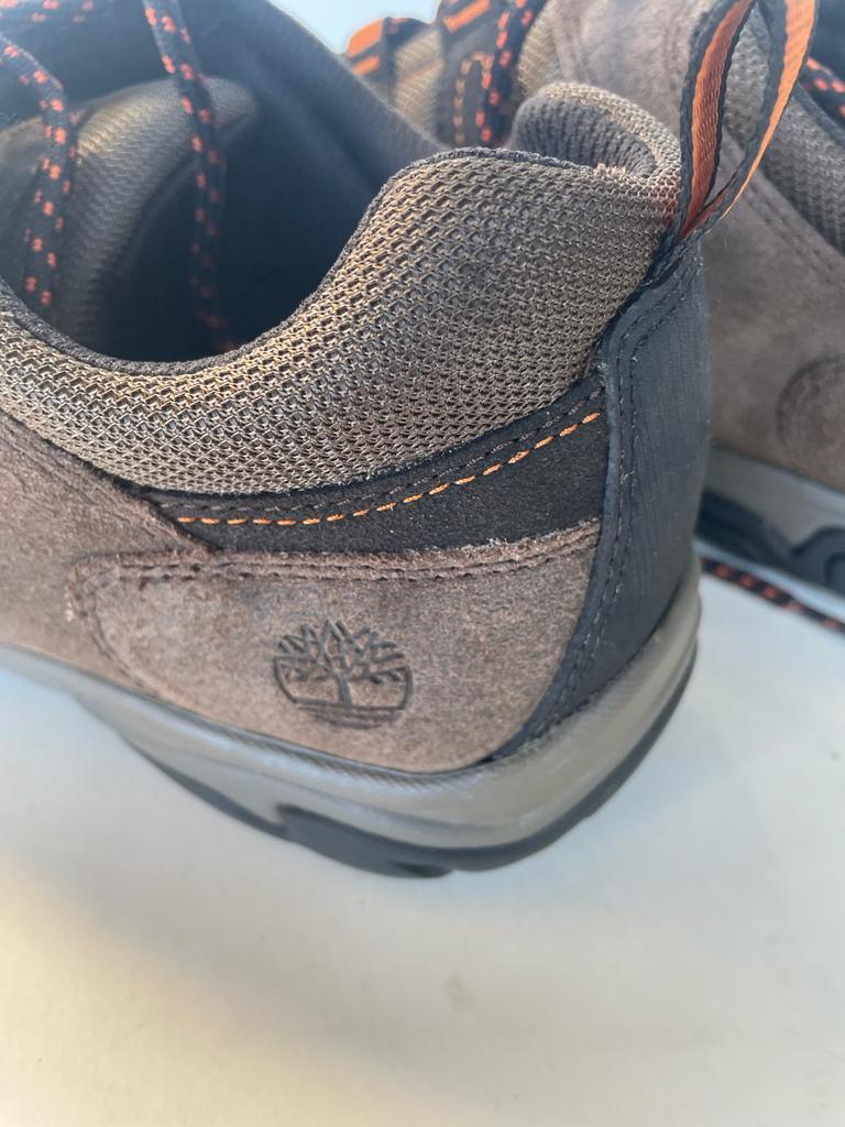 TIMBERLAND MEN\'S CRESTRIDGE LOW HIKING SHOES BROWN / ORANGE A13JP SIZE : 12 TIMBERLAND MEN main image 4