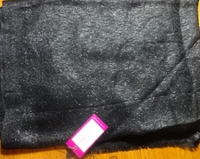 Vince Camuto Black Scarf with Metallic Shimmer NWT 