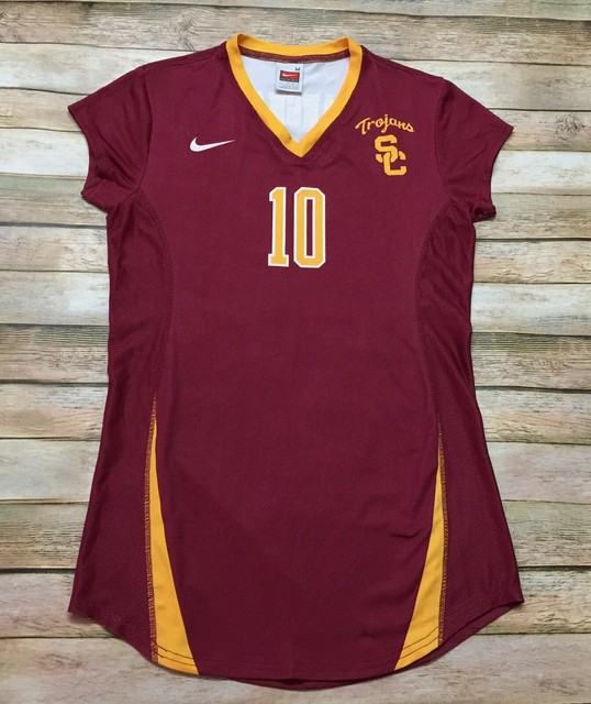 USC Trojans Nike Womens Volleyball Jersey 10 Langham NCAA College RARE