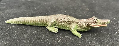 Antique Cold Painted Bronze Alligator Crocodile