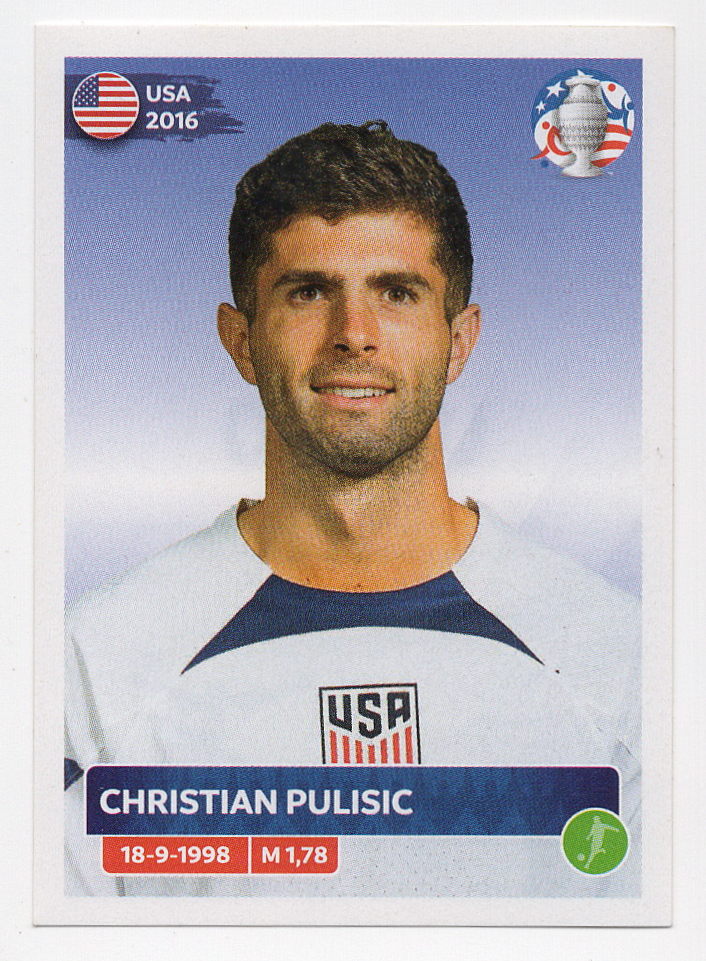 USA20 Christian Pulisic Panini CONMEBOL Copa América 2024. US