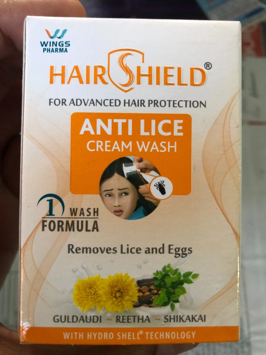 Hairshield anti lice cream cheap wash