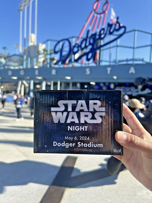 Star Wars Night Millennium Falcon Dodgers Stadium Bobble Bobblehead 2024 SGA