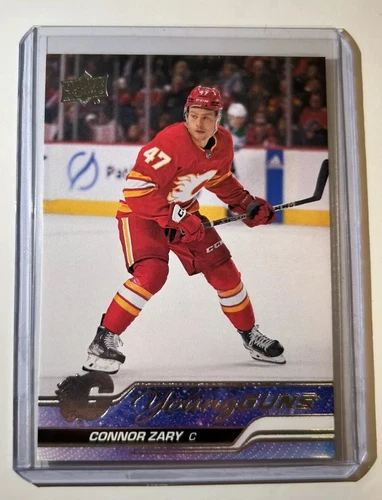 2023-24 Upper Deck Series 2 #496 Connor Zary Young Guns Rookie Card RC
