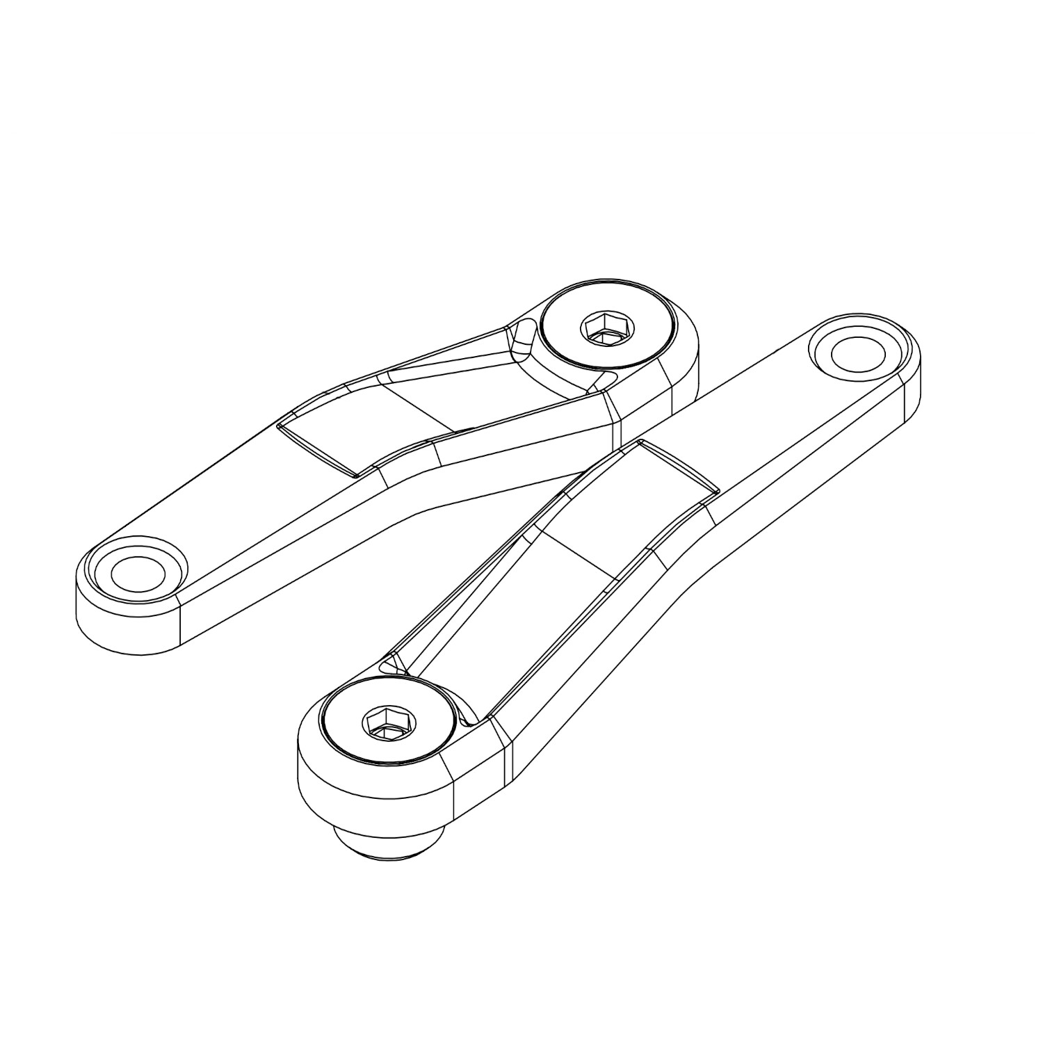 Lekkie Buzz Bars Cranks for Bafang BBS01/02/HD Double Offset 160mm V2.1
