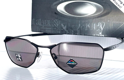 NEW Oakley SAVITAR Satin Black POLARIZED PRIZM Grey Lens