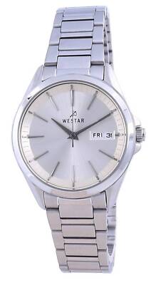 Westar Champagne Dial Edelstahl Quarz 40212 STN 102 Damenuhr