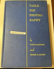 1940 Table Top Photography By Harkness And Draper Hardcover Book Vintage Manual