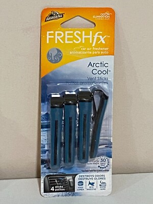 NEW ARMOR ALL ARCTIC COOL AUTO VENT STICKS 4 STICKS FREE SHIP