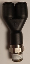 1 NEW PARKER 368PLP-6-4 Y-CONNECTOR NNB ***MAKE OFFER***