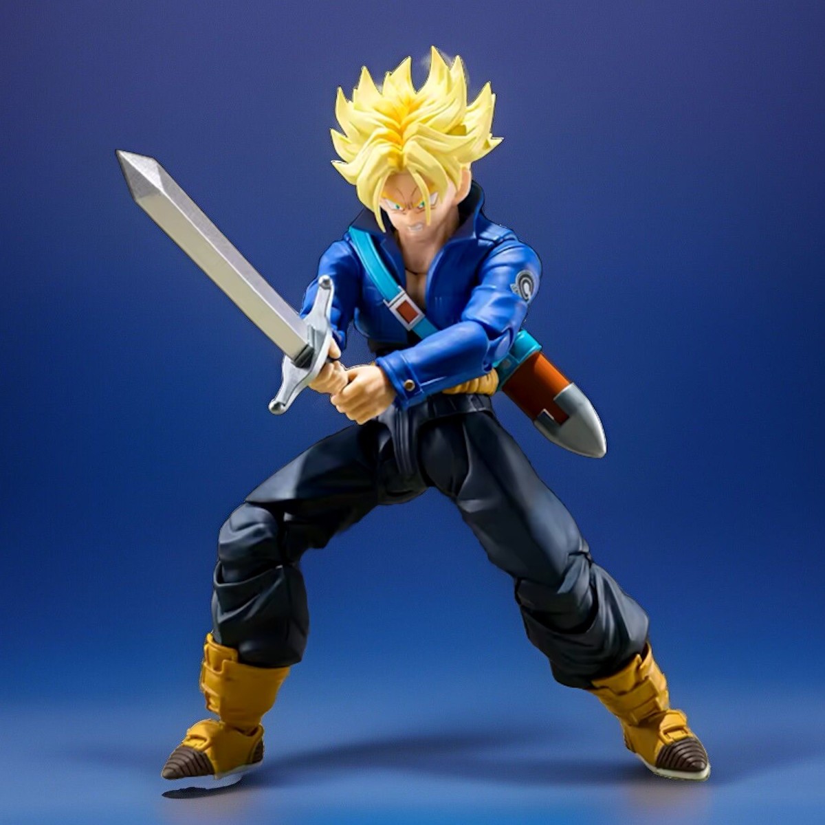 Bandai Dragon Ball Z Super Saiyan Trunks 5.5 in Action