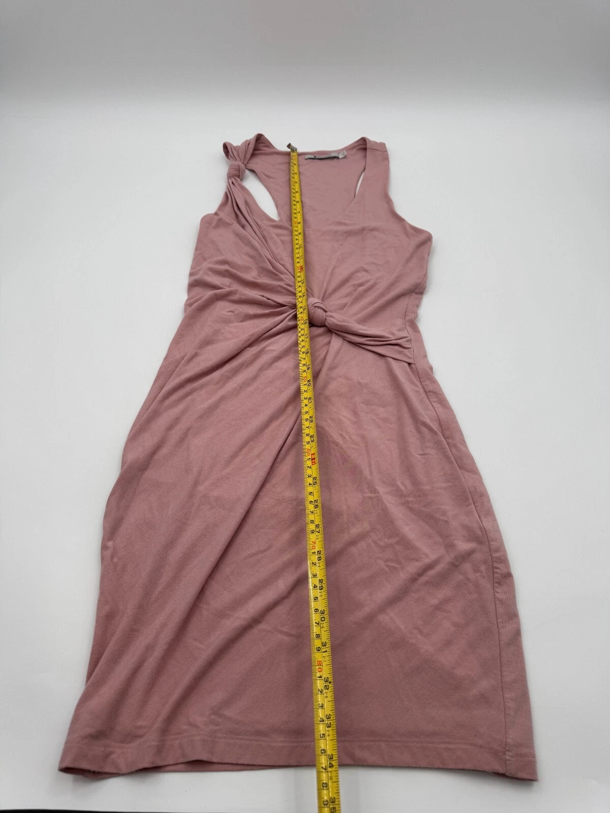 ALEXANDER WANG Alexander T Wang maglia bodycon abito tubino donna piccolo rosa aderente designer