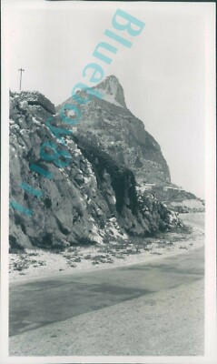 The Rock Of Gibraltar From Europa Point 1950's Orig Photo SS Orcades cruise