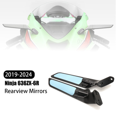 ZX-6R 2024 Motorcycle Rear View Mirrors For Kawasaki Ninja 636 ZX