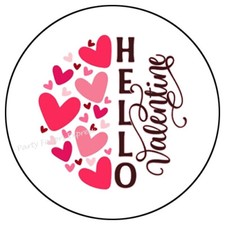 HELLO VALENTINE ENVELOPE SEALS LABELS PARTY FAVORS STICKERS