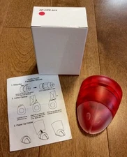 Computer Mouse Desk Tool Magnifying Glass/Paper Stand/Opener Apple Red MIB