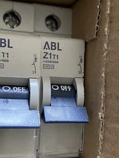 ABL SURSUM Circuit Breaker Z1T1 230/400V 1A 1POLE