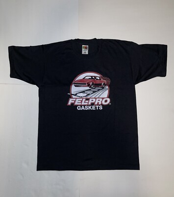 Vintage Fel-Pro Gaskets Fruit Of The Loom Best 90s Racing T-Shirt Men s Large