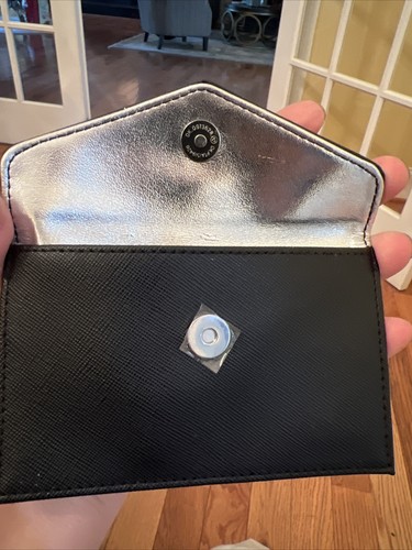 Michael Kors schwarzer Kreditkartenhalter - magnetischer Knopfverschluss - brandneu - Bild 6 von 8