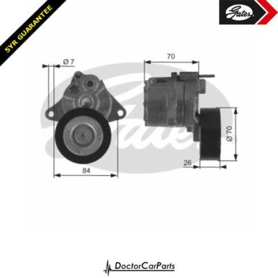 Alternator Belt Tensioner Pulley FOR G-WAGON 461 03->06 CHOICE1/2 G270 2.7 W461