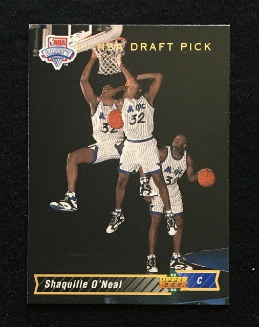 1992 93 Upper Deck Trade Card Shaquille O Neal 1 Rookie EBay