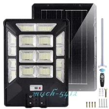 Outdoor Solar Street Lights LED Parking Lot Road Lamp High Lighted Dusk To Dawn