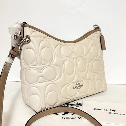 NWT Coach Laurel Shoulder Bag In Blocked Signature Leather CZ184/CZ178 - Picture 9 of 30