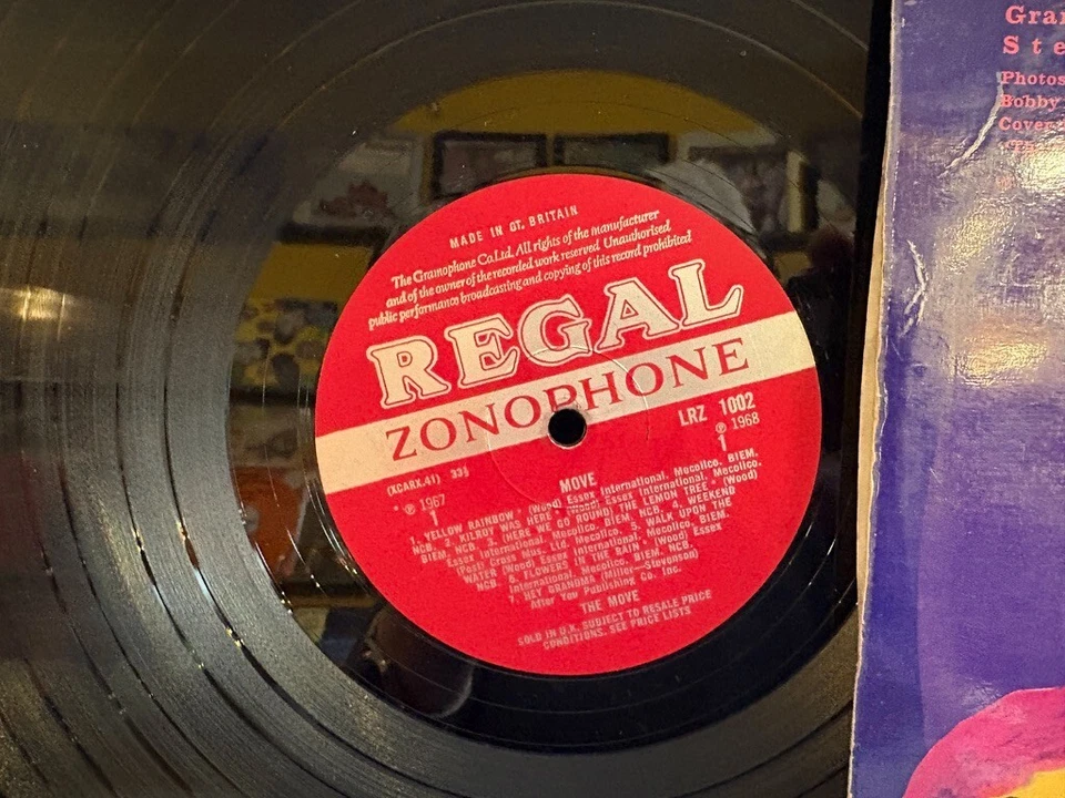 THE MOVE WOOD LYNNE LRZ 1002 REGAL. ORIGINAL UK LP EXC - Photo 2/4