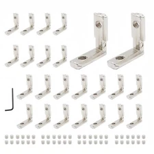 20pcs 2020 Joint Bracket L Connector Accessories for 2020 Aluminum Extrusion