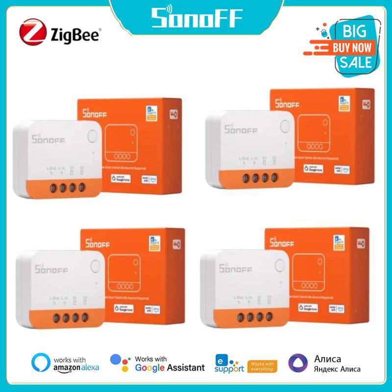1-10PCS SONOFF ZBMINI L2 Zigbee Switch No Neutral Wire Required Smart Home Wirel