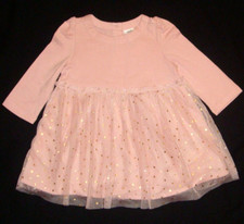 Gap Baby Girl Tutu Dress Size 3-6 Months Pink Gold