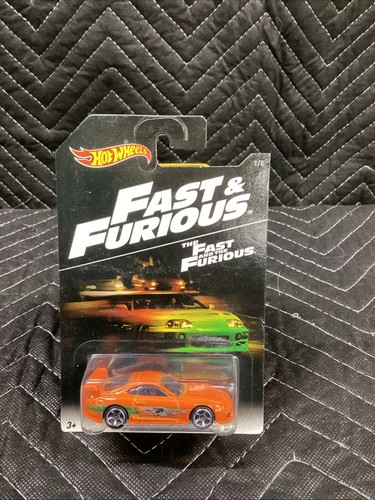 Hot Wheels 2016 Walmart Exclusive Fast and Furious Orange '94 Toyota Supra CRACK