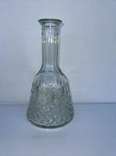 Vintage (Mogan David) Decanter Diamond Pattern, Clear Glass NO TOP