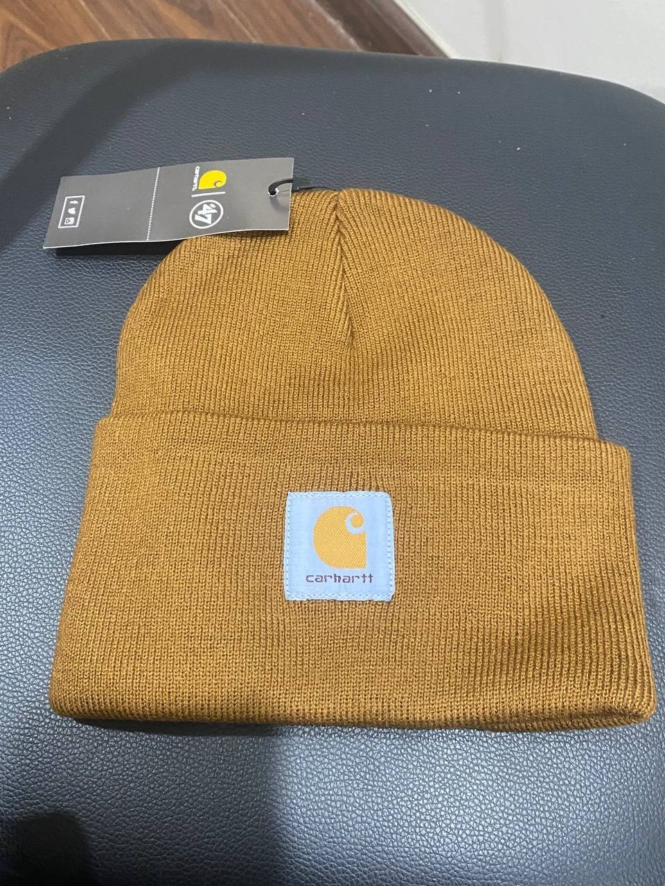 Carhartt ’47 New England Patriots NFL Knit Cuffed Beanie Winter Hat Unisex NWT thumbnail 3