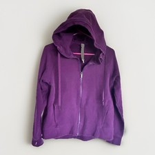 Lululemon Women's Full Zip Hoodie Sweatshirt Purple Size 8 - As-Shown