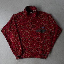 Vintage Patagonia Snap-T Southwestern Aztec Synchilla Fleece Pullover Mens Small