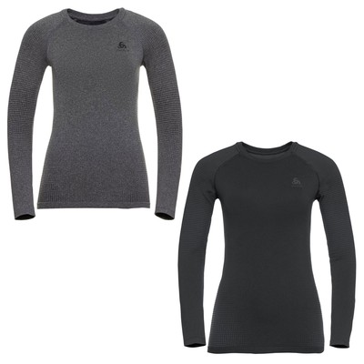 Odlo Damen Shirt Performance Warm Eco Baselayer Top Crew Neck L/S 196191