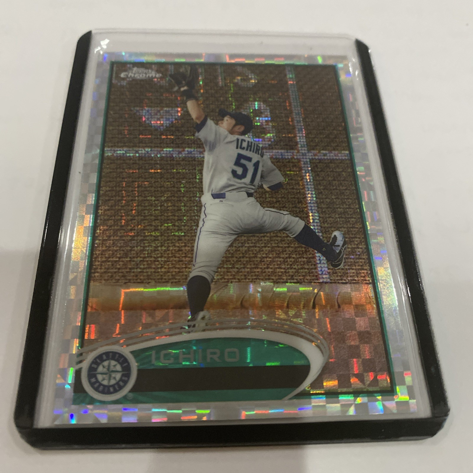 Ichiro Suzuki 2012 Topps Chrome Xfractor SP Refractor Mariners #100