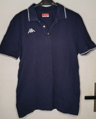 dunkelblaues Herren-Poloshirt von Kappa, Größe XL