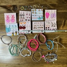 Earrings Bracelets Rings Jewelry Lot, Kids, Teens, Adults, Halloween, Christmas