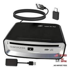 Portable CD Player for Car, External USB Compact Disc Drive for Vehicles